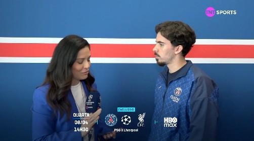 巴黎圣日耳曼迎战利物浦 维蒂尼亚谈欧冠对决期